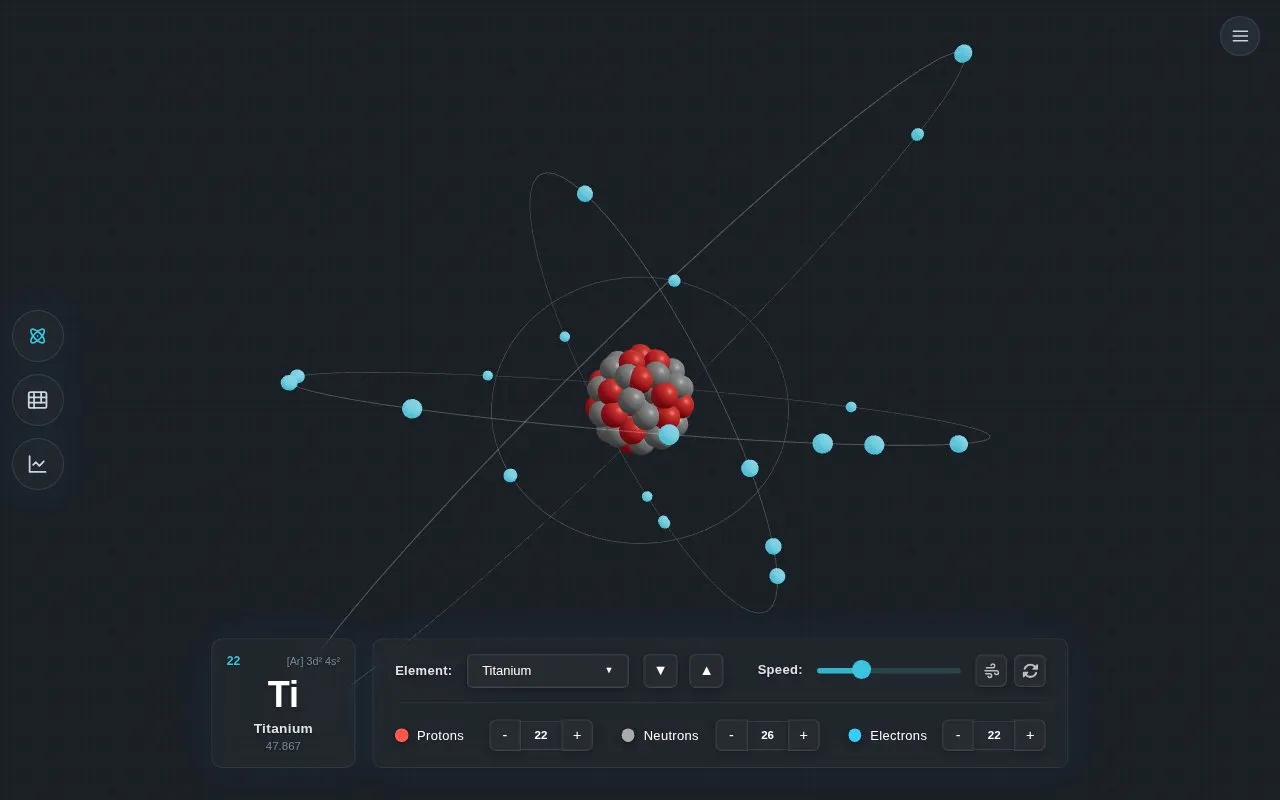 Atom Animation homepage screenshot