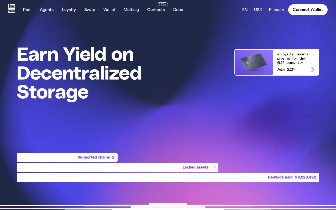 GLIF homepage screenshot