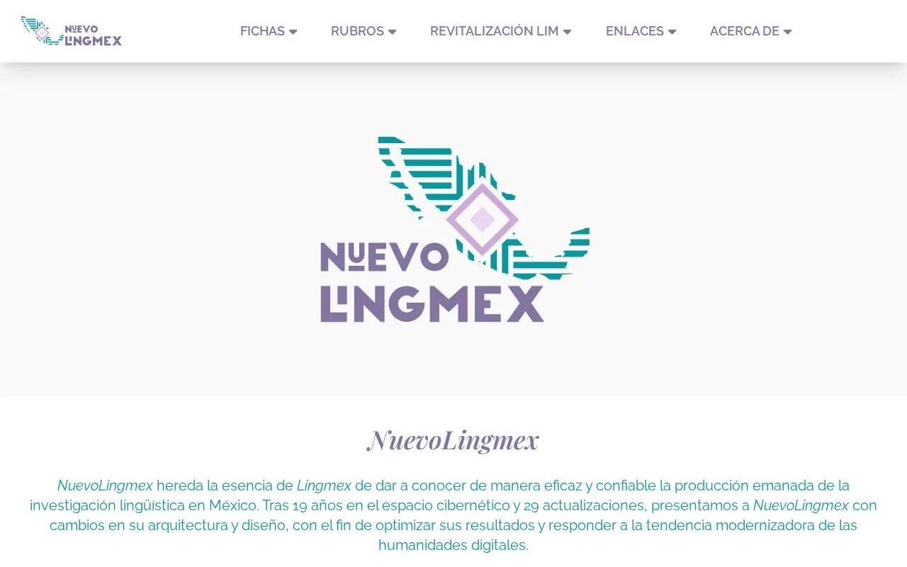 Lingmex homepage screenshot