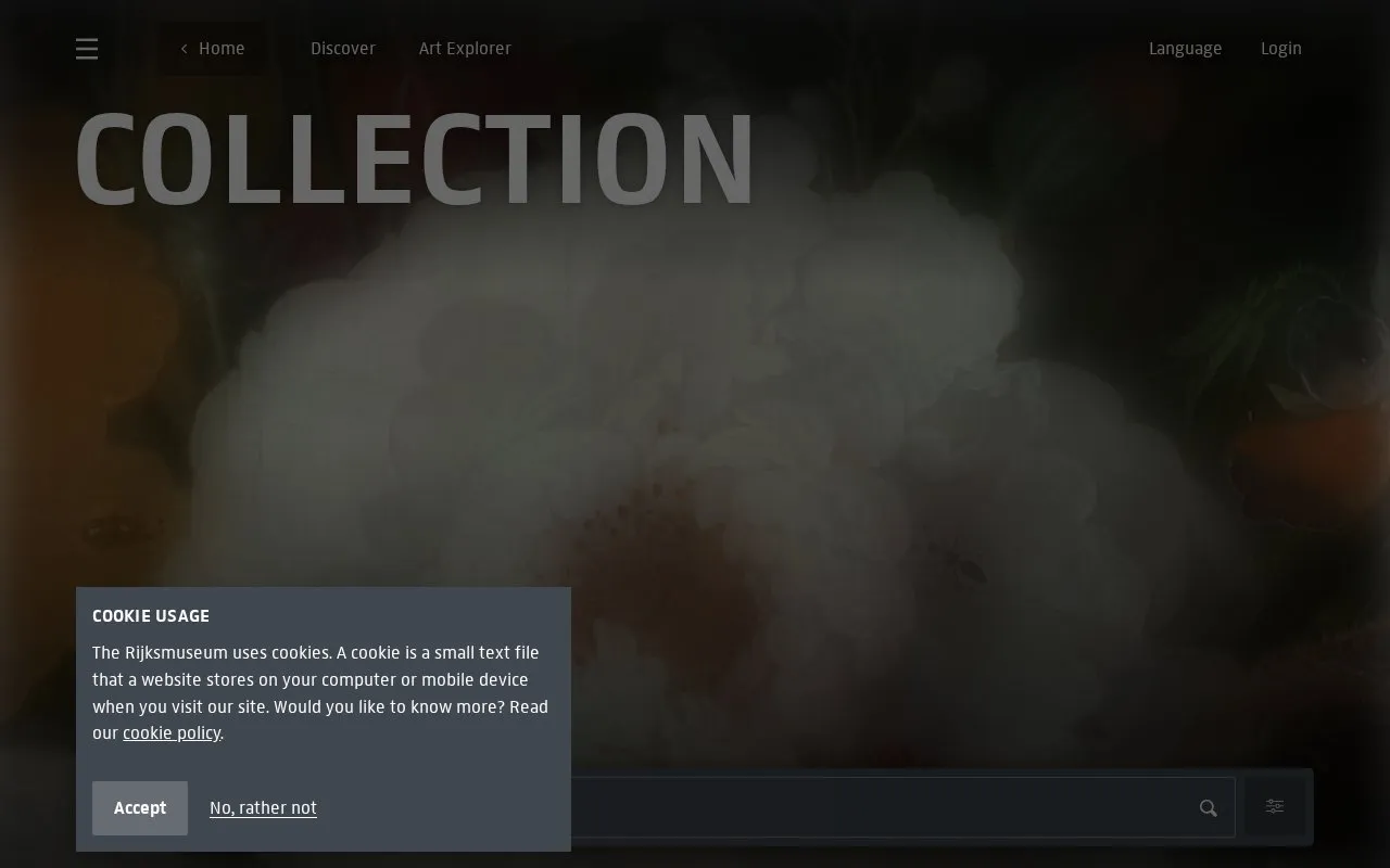 rijksstudio homepage screenshot
