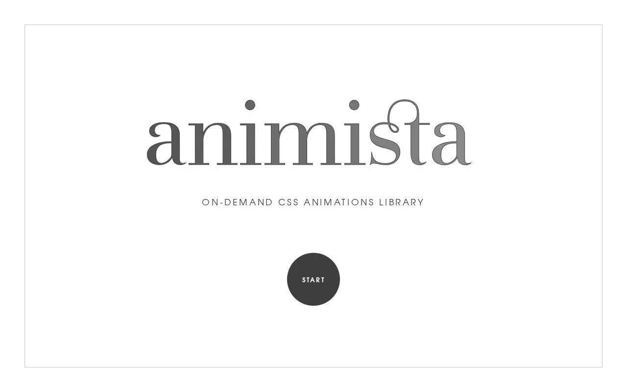 Animista homepage screenshot
