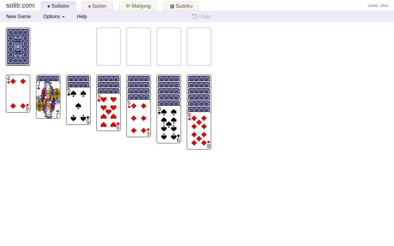 Solitr homepage screenshot