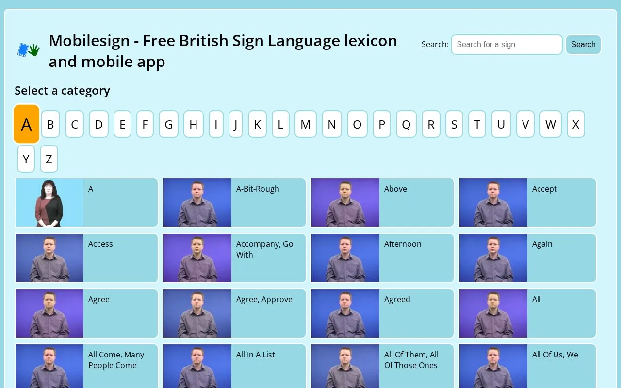 MobileSign homepage screenshot