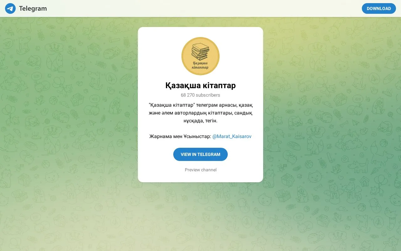 kzkitap homepage screenshot