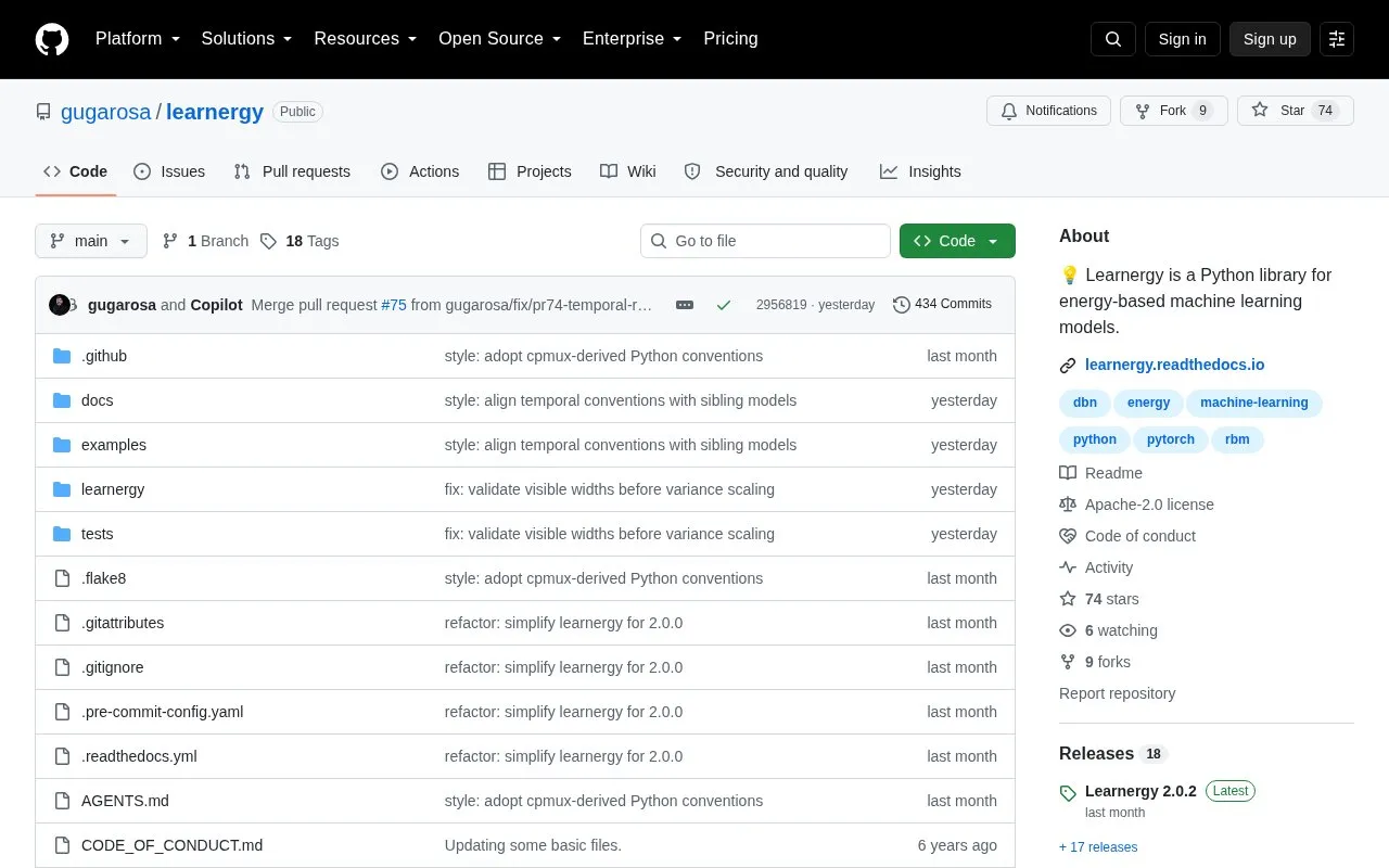 Learnergy homepage screenshot