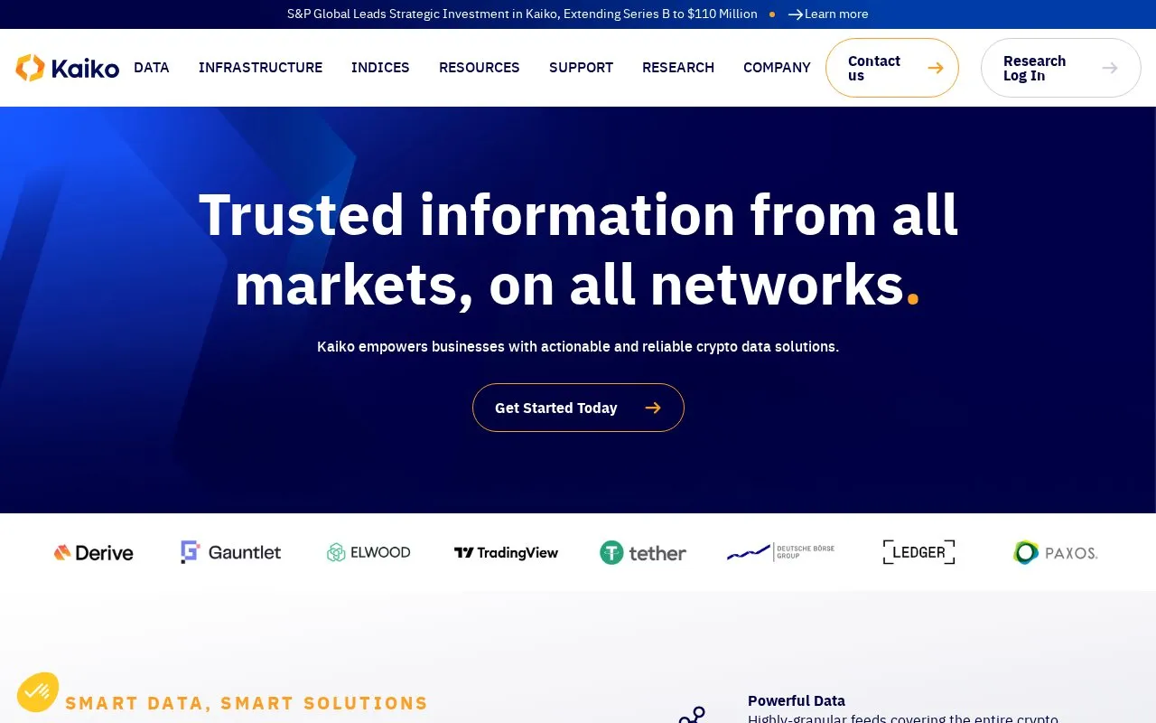 Kaiko homepage screenshot