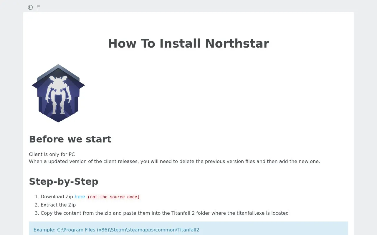 Northstar Guide homepage screenshot