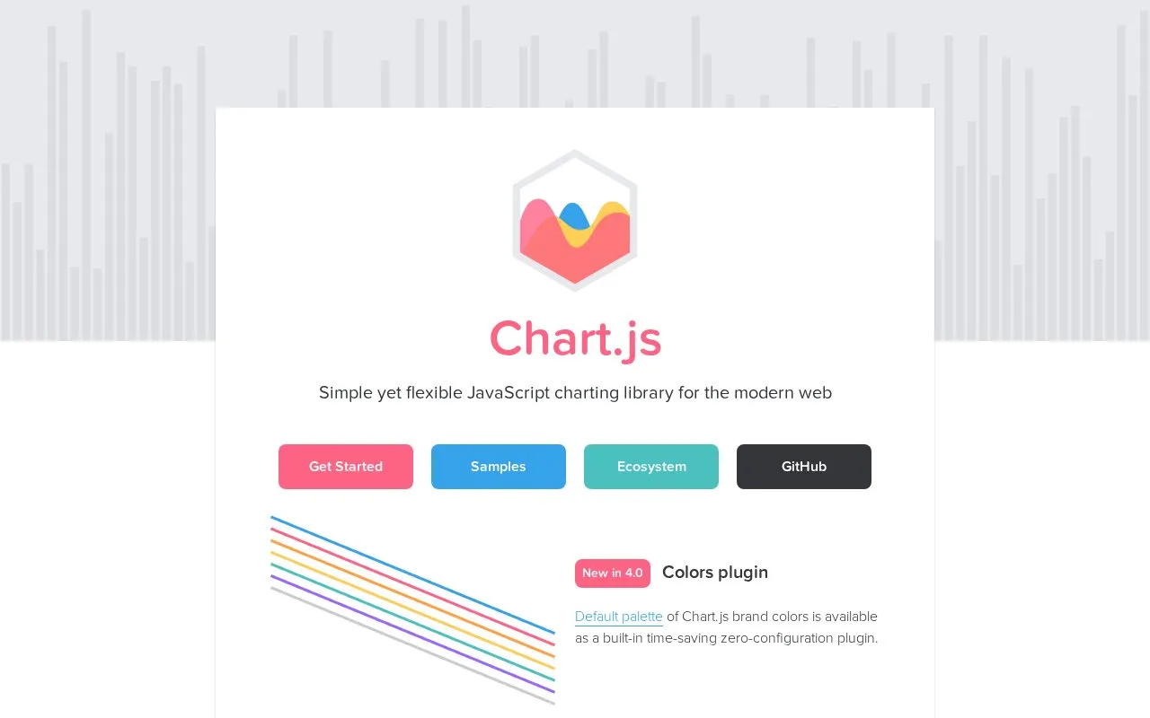 chartjs homepage screenshot