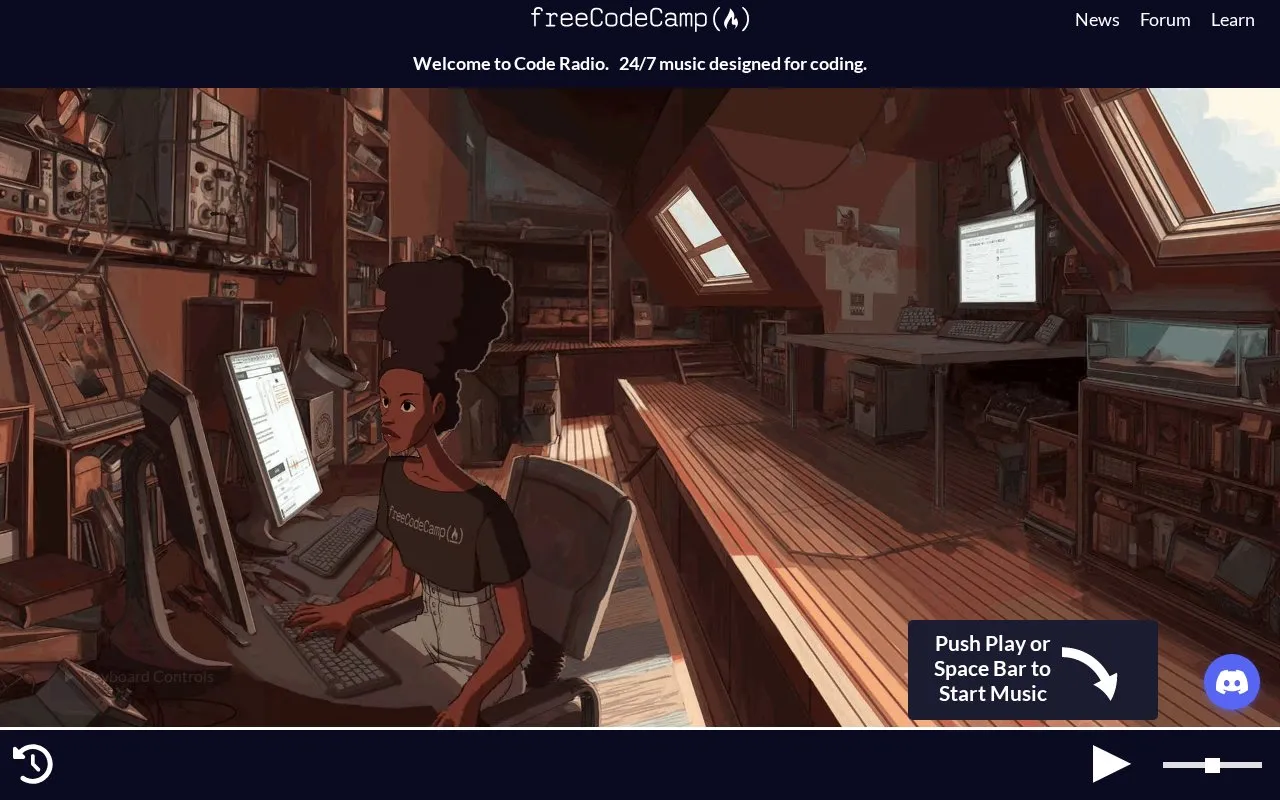FreeCodeCamp homepage screenshot