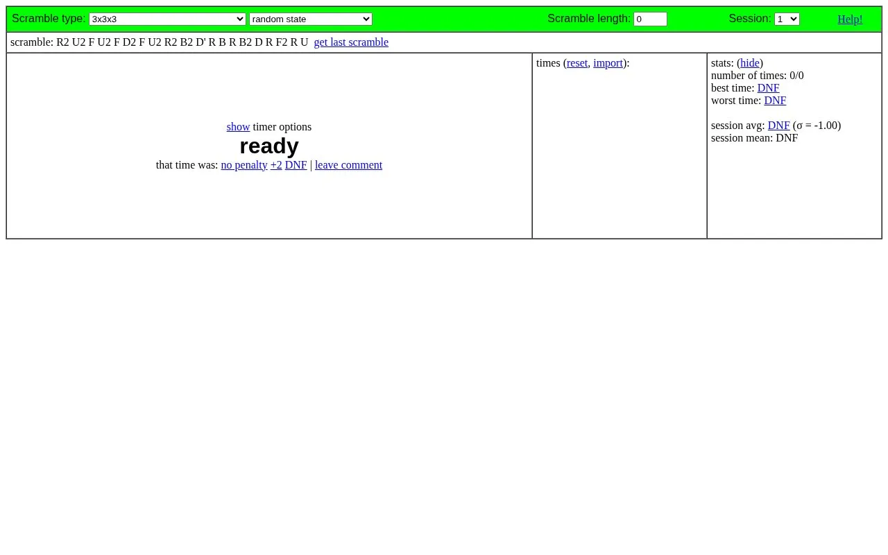 qqTimer homepage screenshot