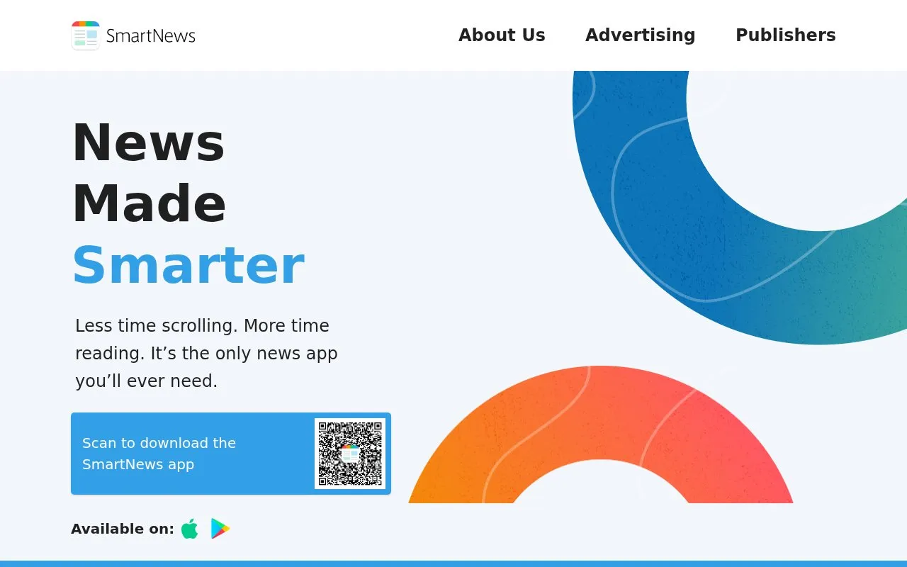 SmartNews homepage screenshot