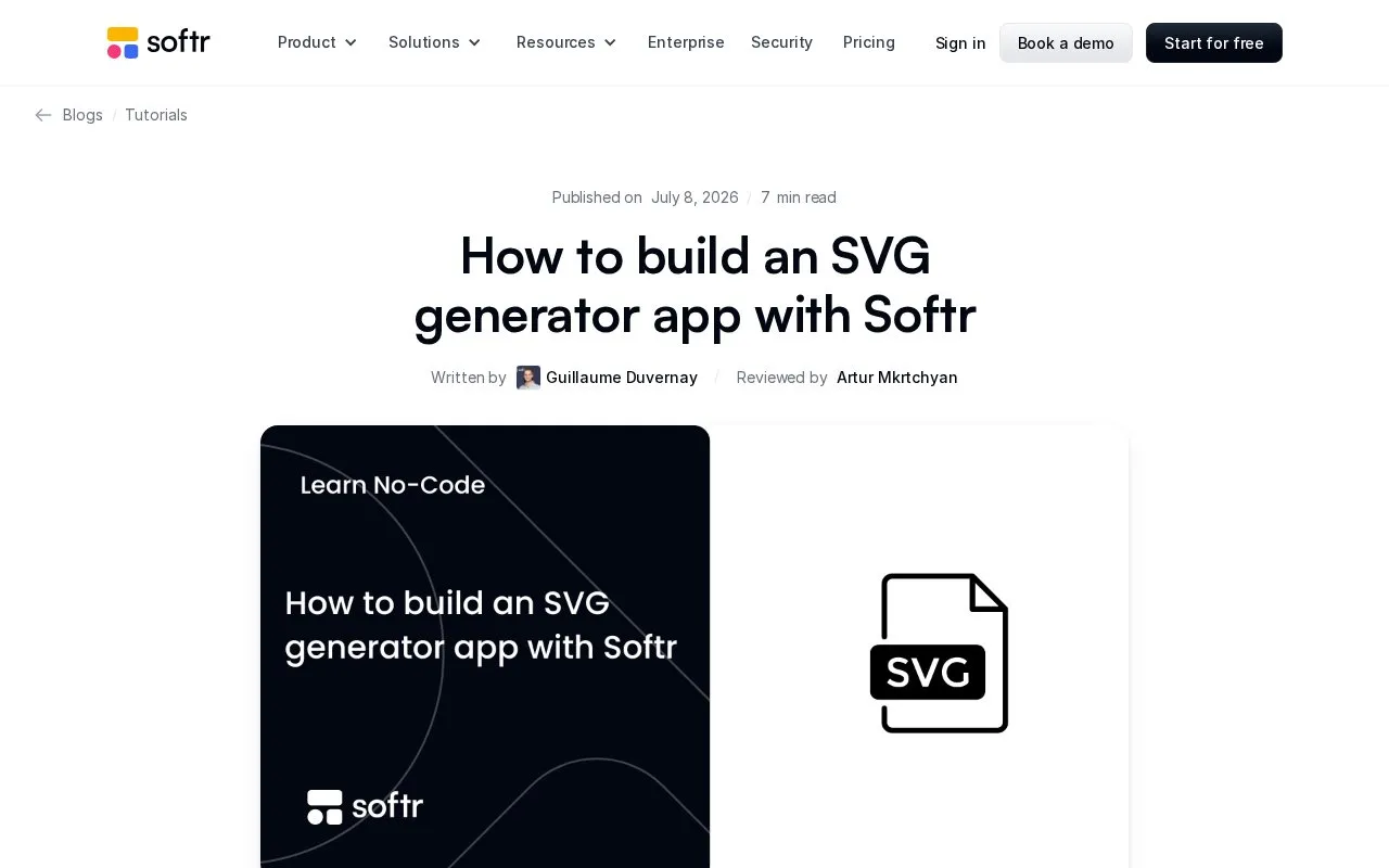 SVG Wave homepage screenshot