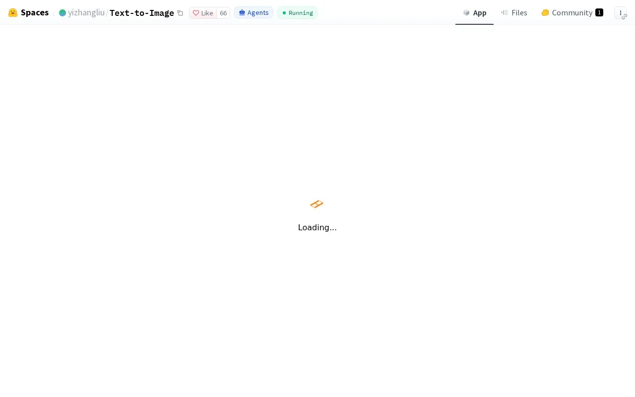 Text To Image homepage screenshot
