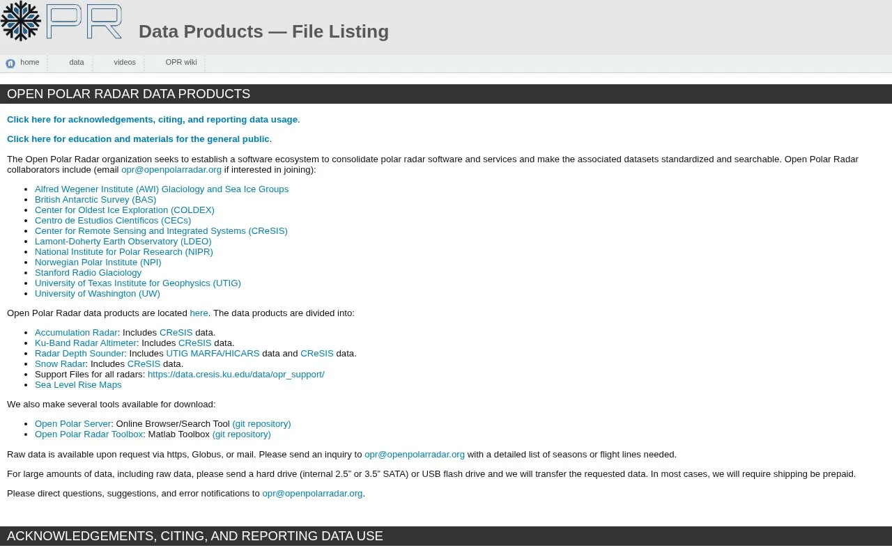 Center for Remote Sensing and Integrated Systems homepage screenshot