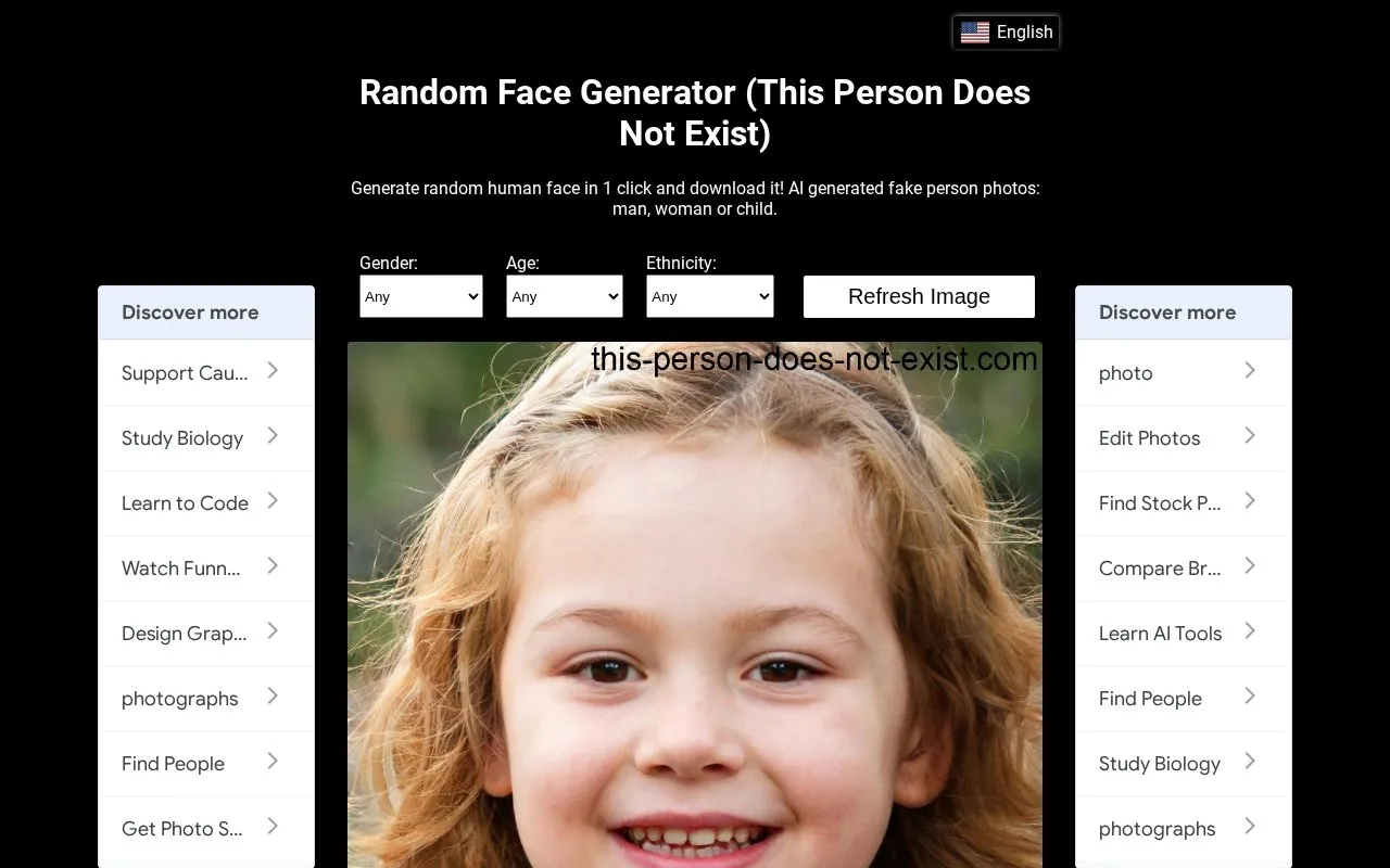 this-person-does-not-exist homepage screenshot