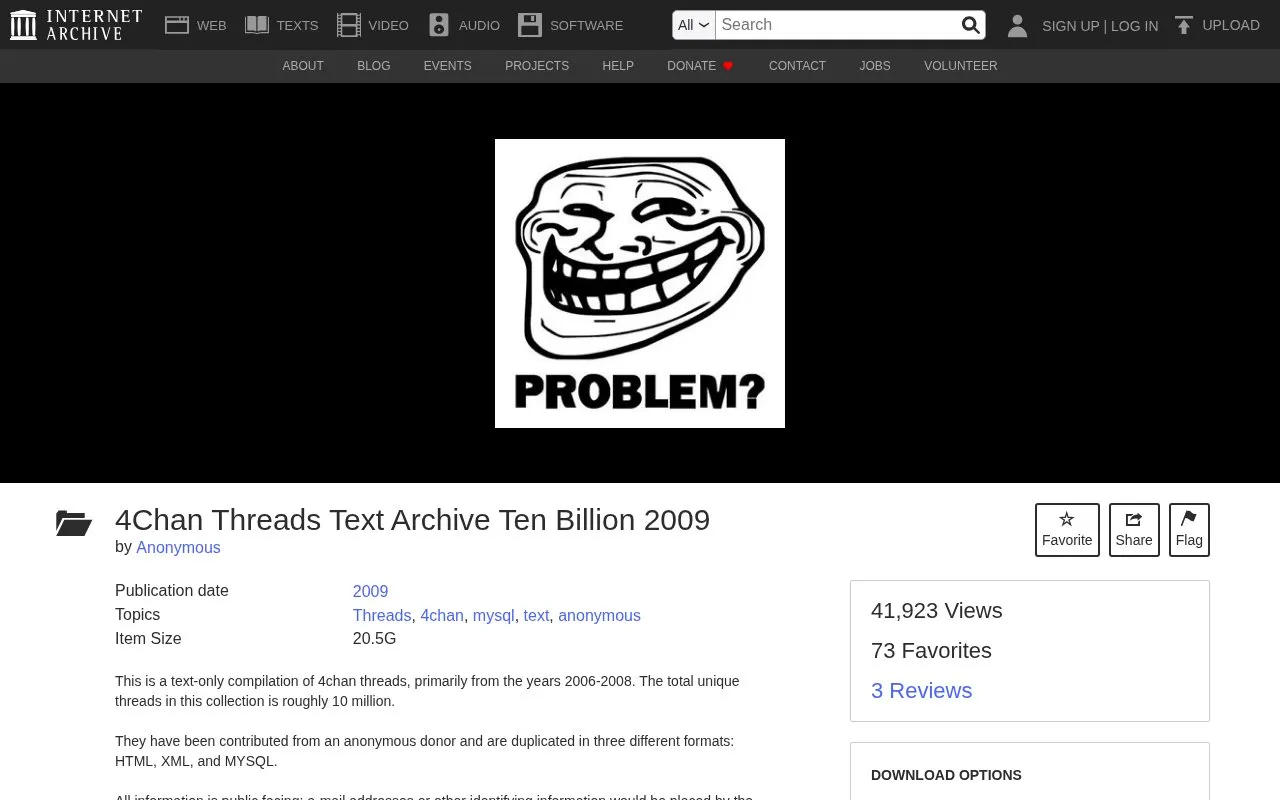 Ten Billion homepage screenshot