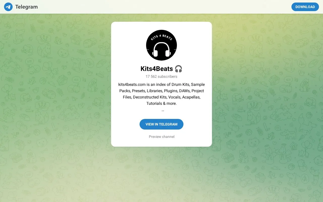 Kits4beats homepage screenshot