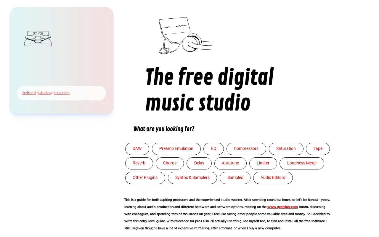 AFreeStudio homepage screenshot