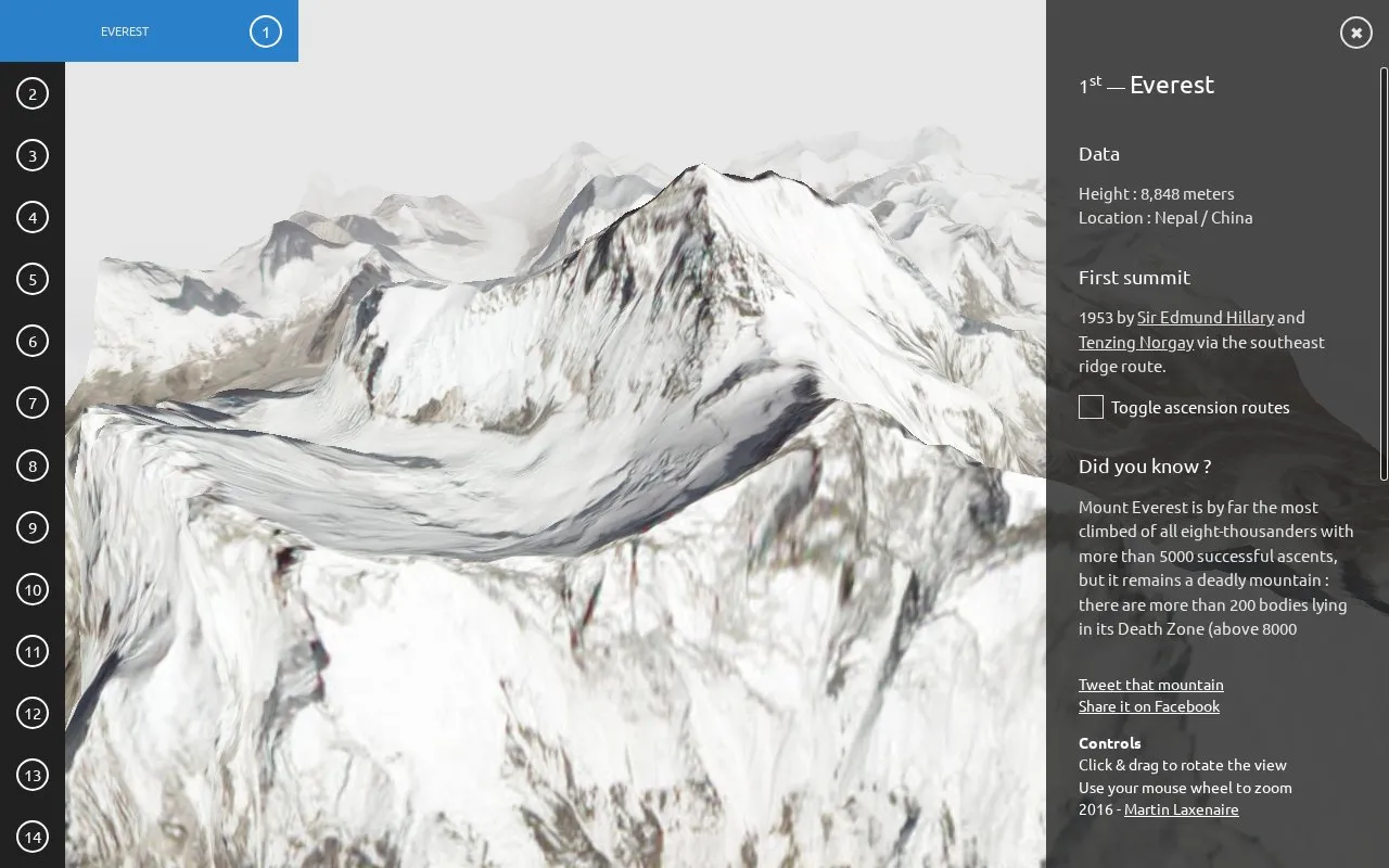8000ers homepage screenshot