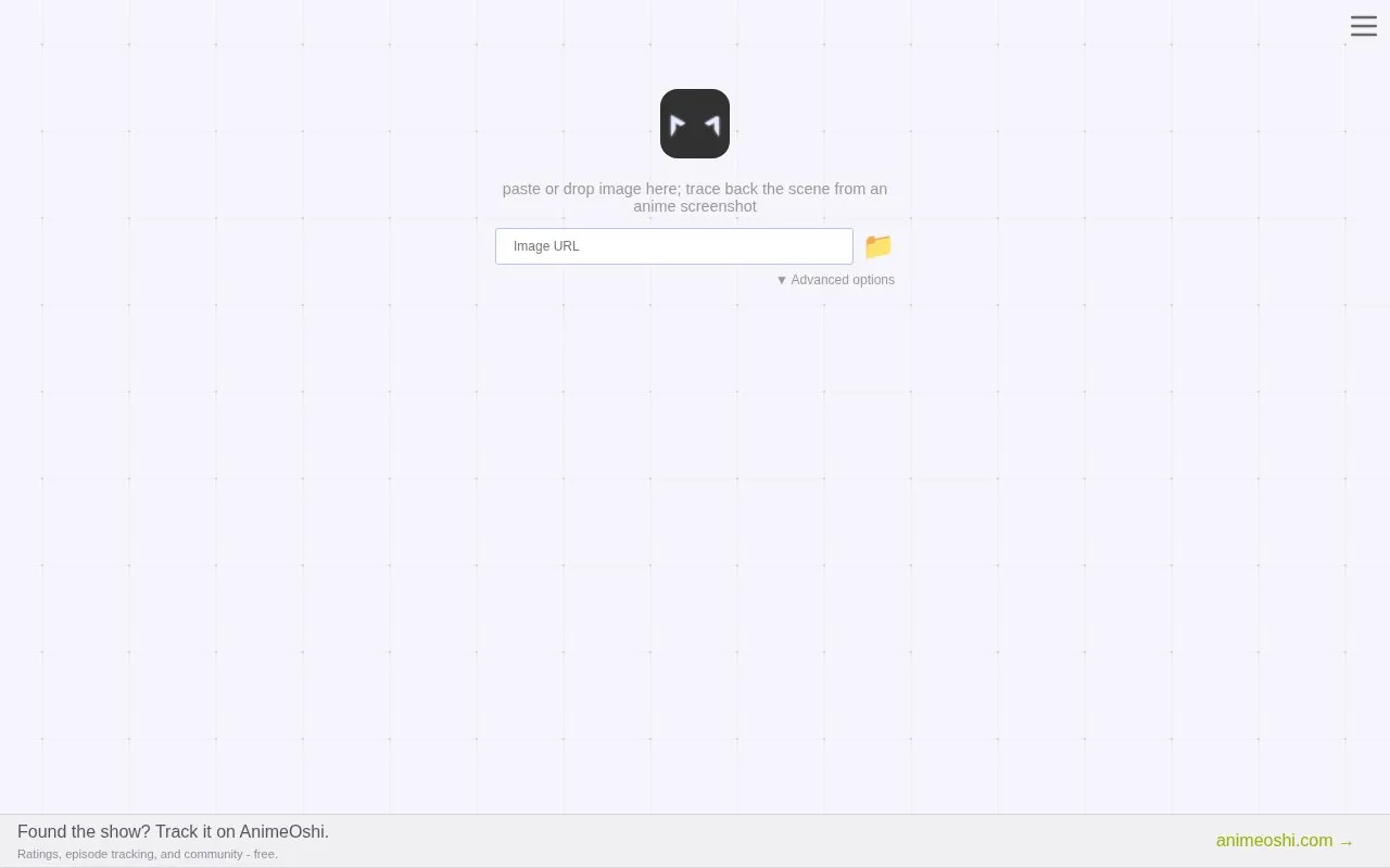 trace.moe homepage screenshot