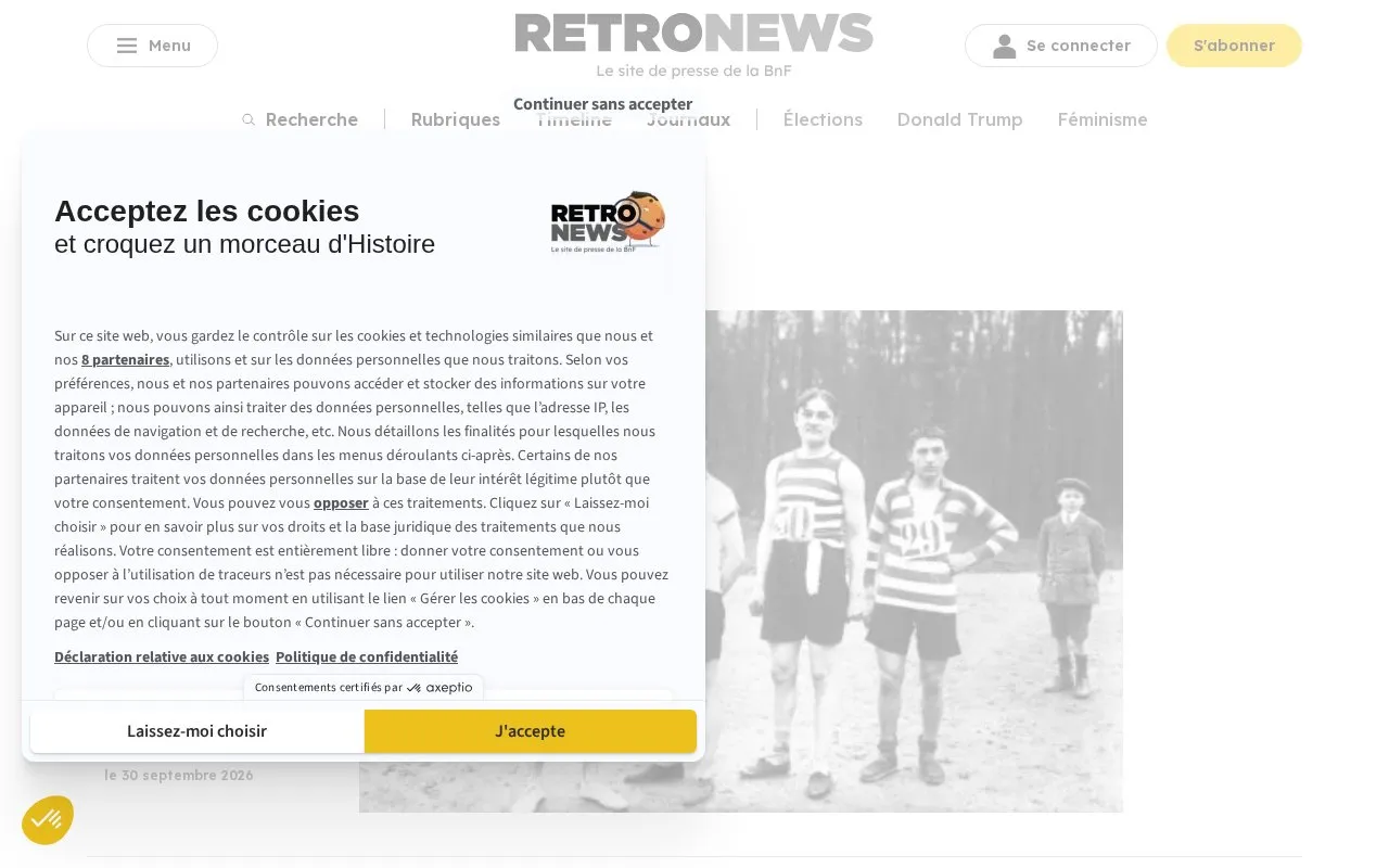 Retronews homepage screenshot