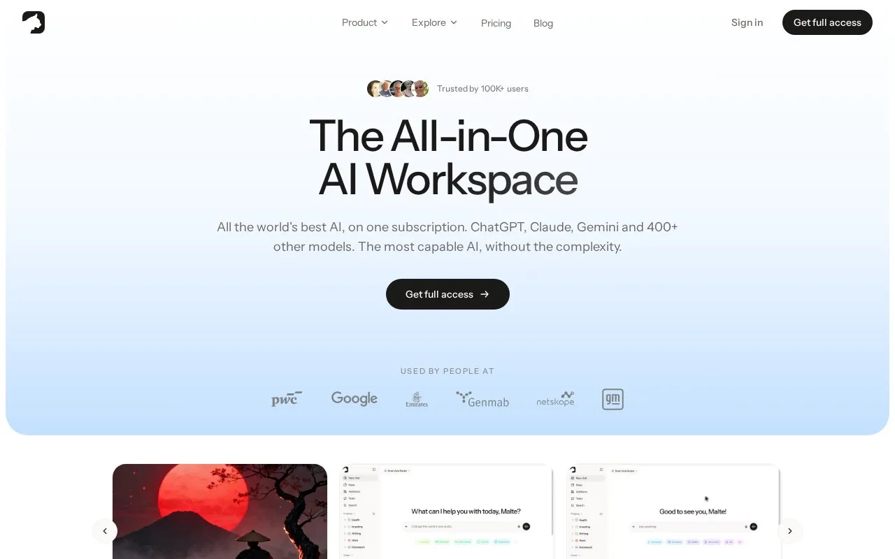 krater.ai homepage screenshot