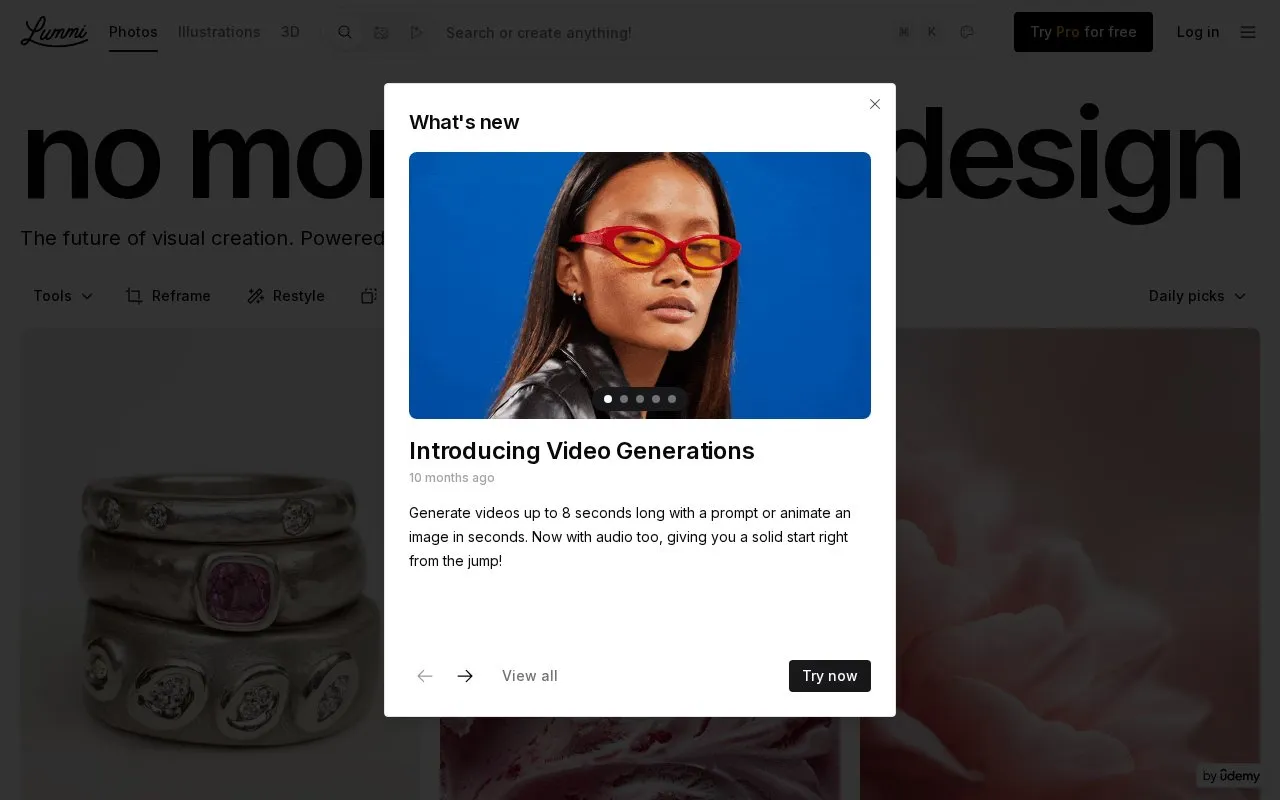 Lummi homepage screenshot
