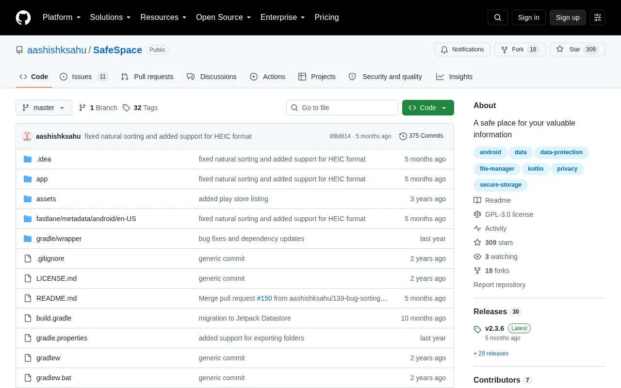 SafeSpace homepage screenshot