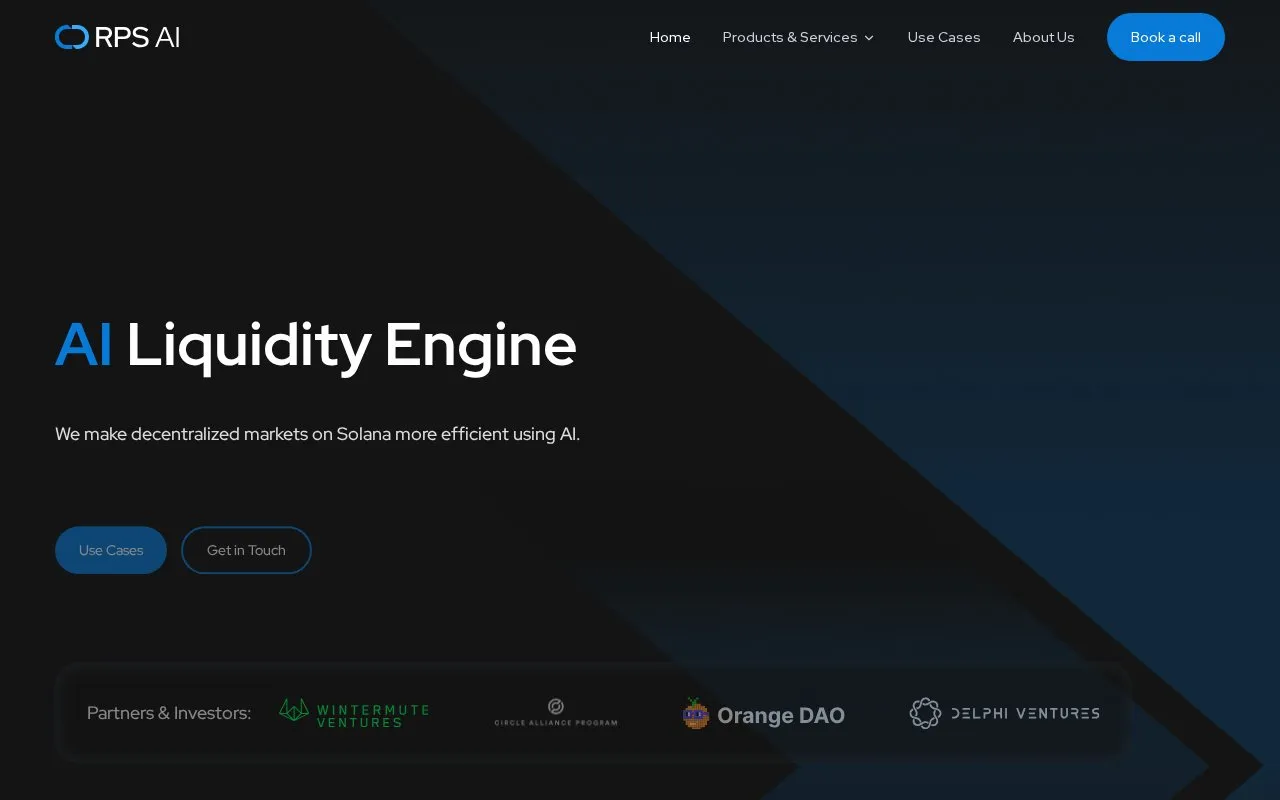 RPS Labs homepage screenshot