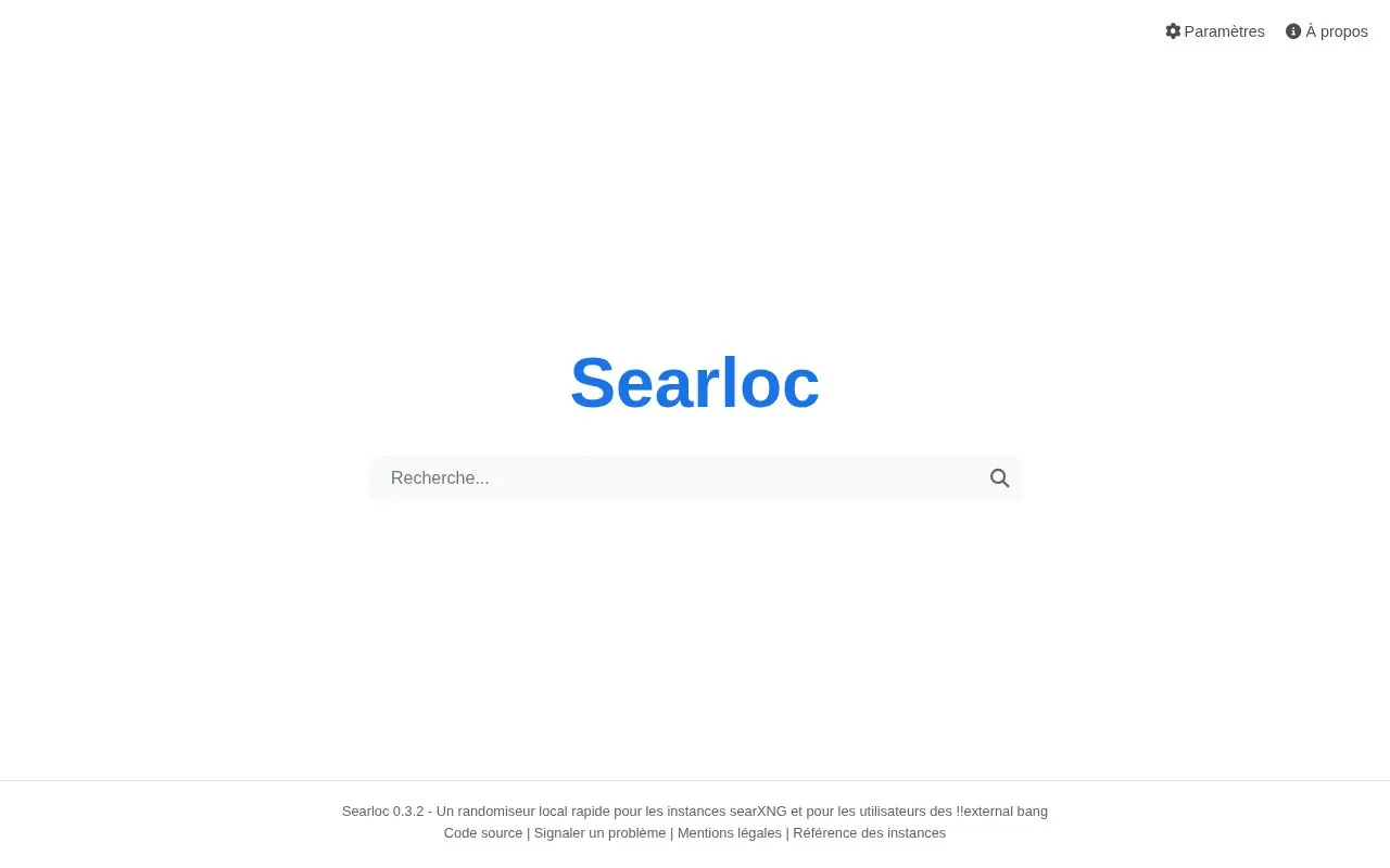 searloc.org homepage screenshot