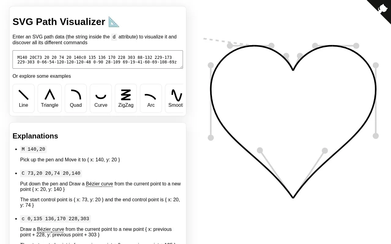 SVG Path homepage screenshot
