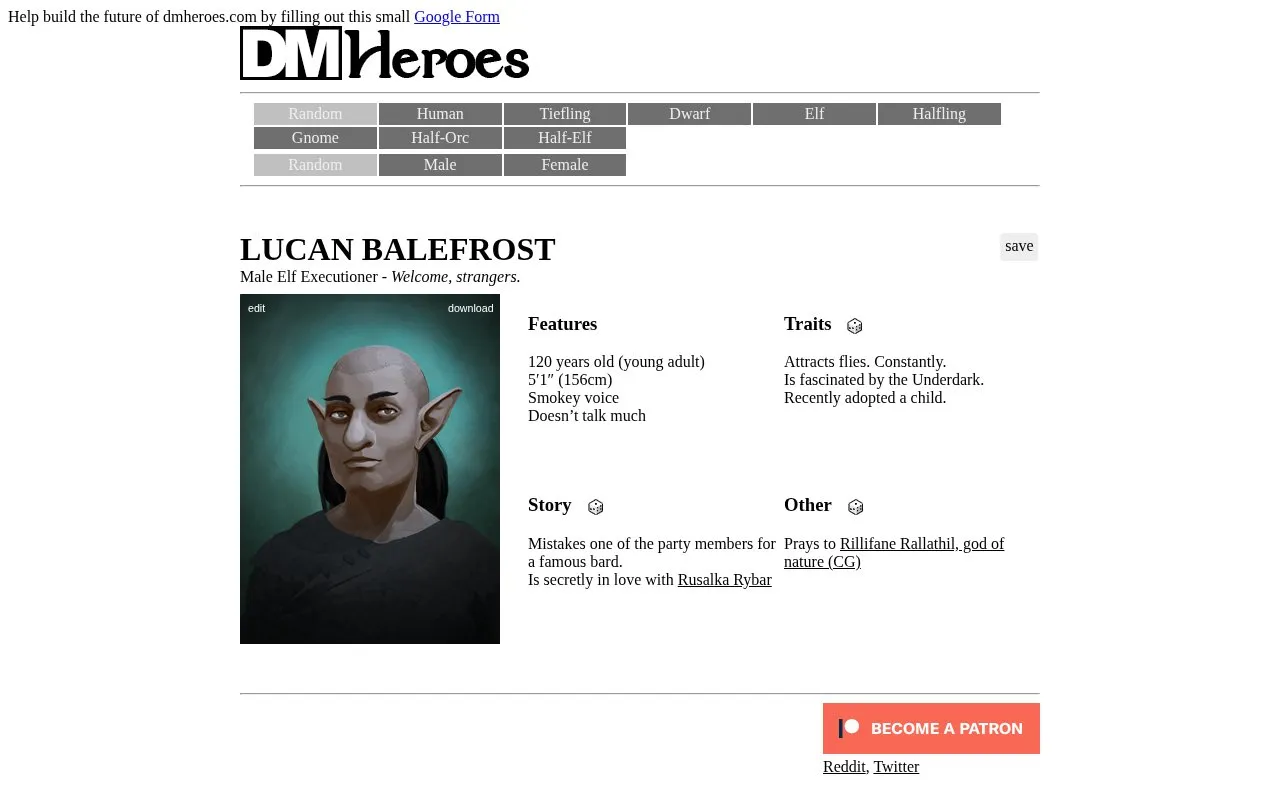 Classic homepage screenshot