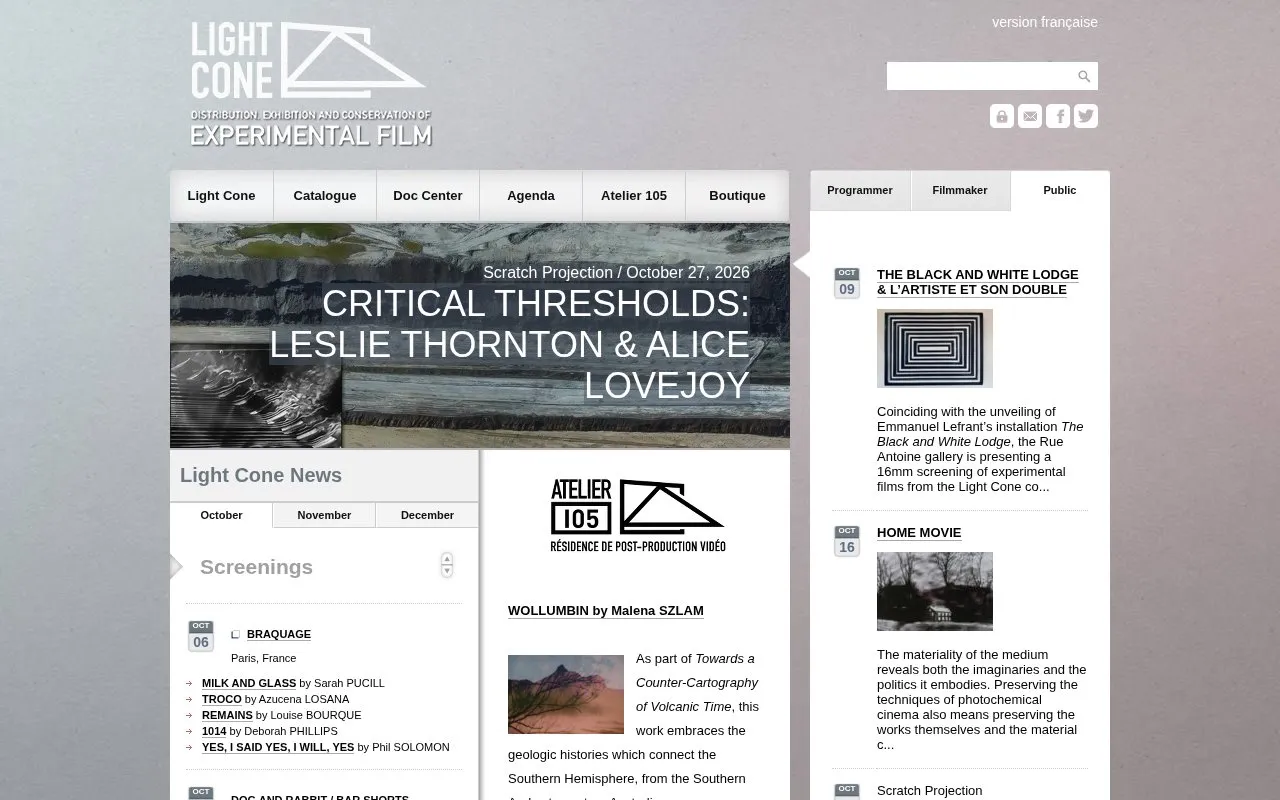 LightCone homepage screenshot