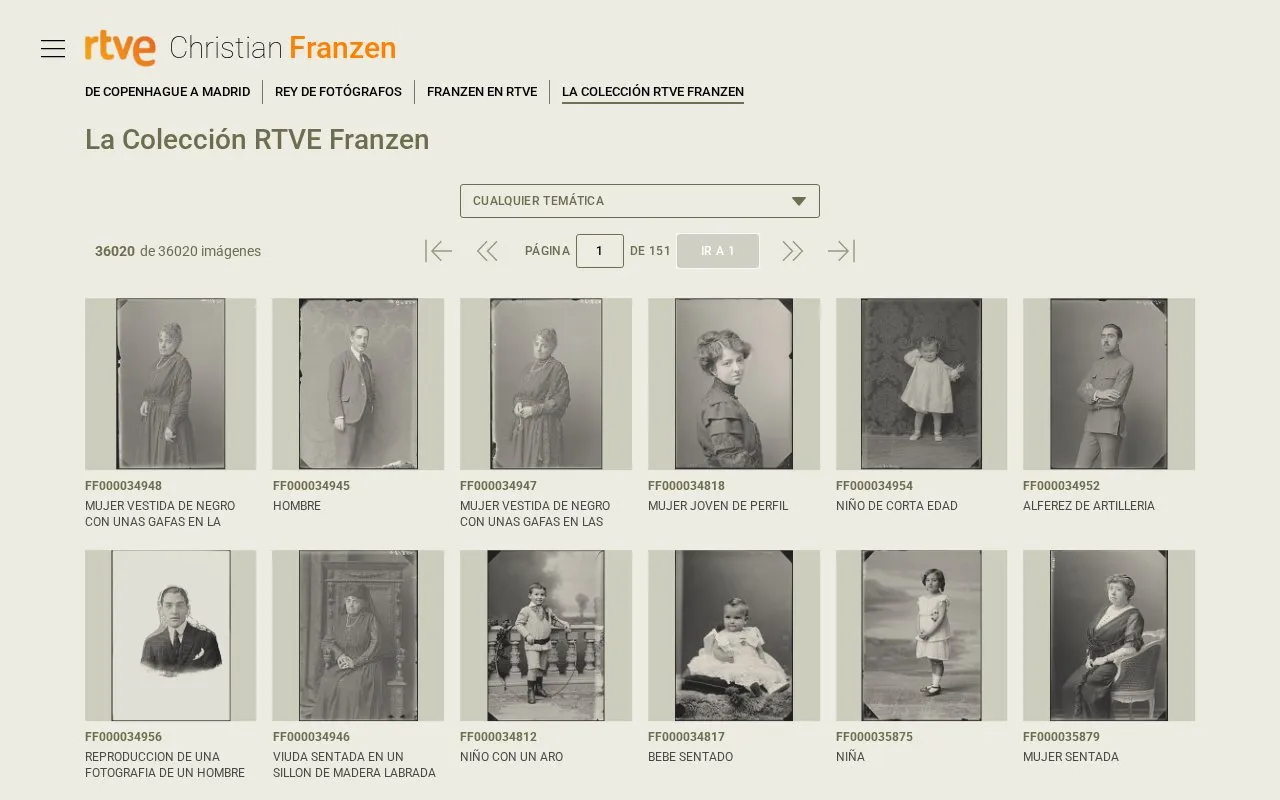 RTVE Christian Franzen homepage screenshot
