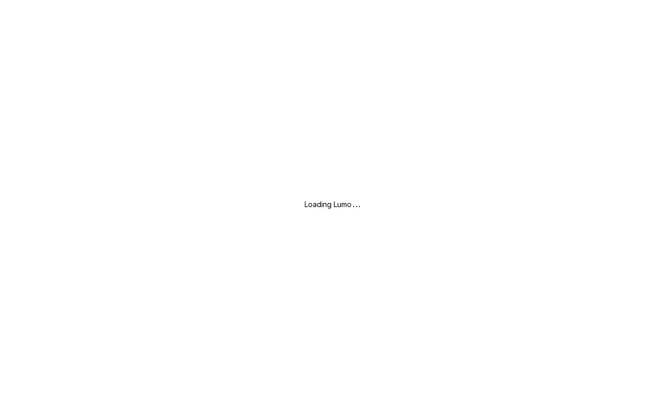 Lumo homepage screenshot