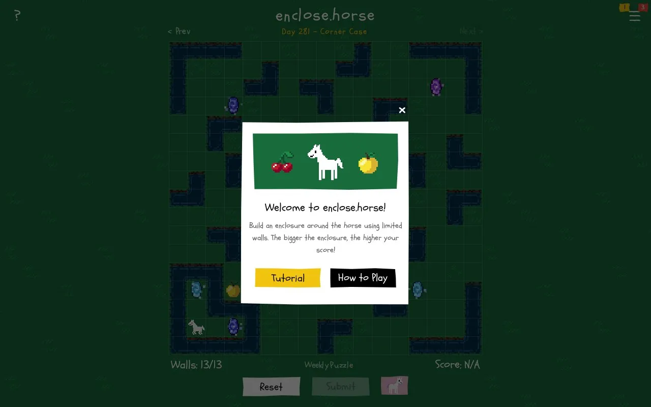 enclose.horse homepage screenshot