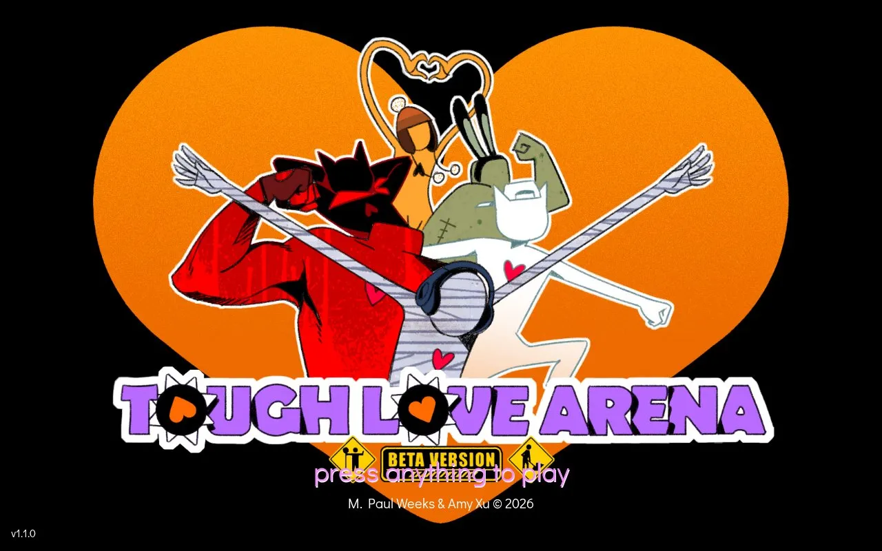 Tough Love Arena homepage screenshot