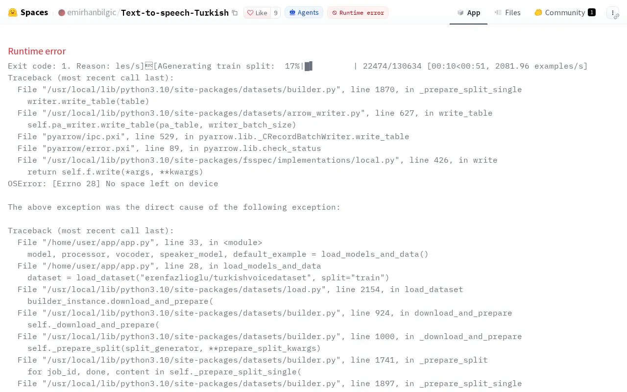 Text To Speech Turkish homepage screenshot