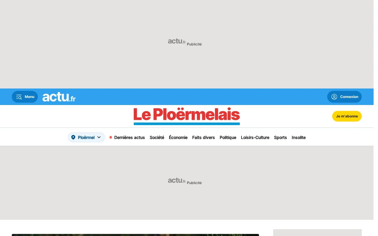 Le Ploërmelais homepage screenshot