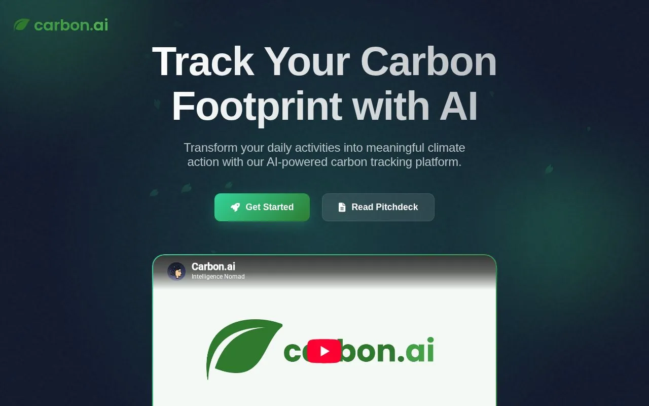 Carbon.ai homepage screenshot
