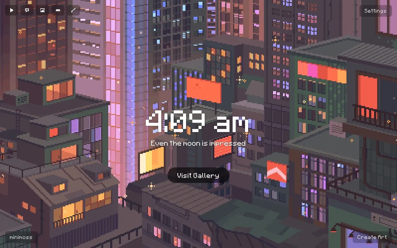8bitdash homepage screenshot
