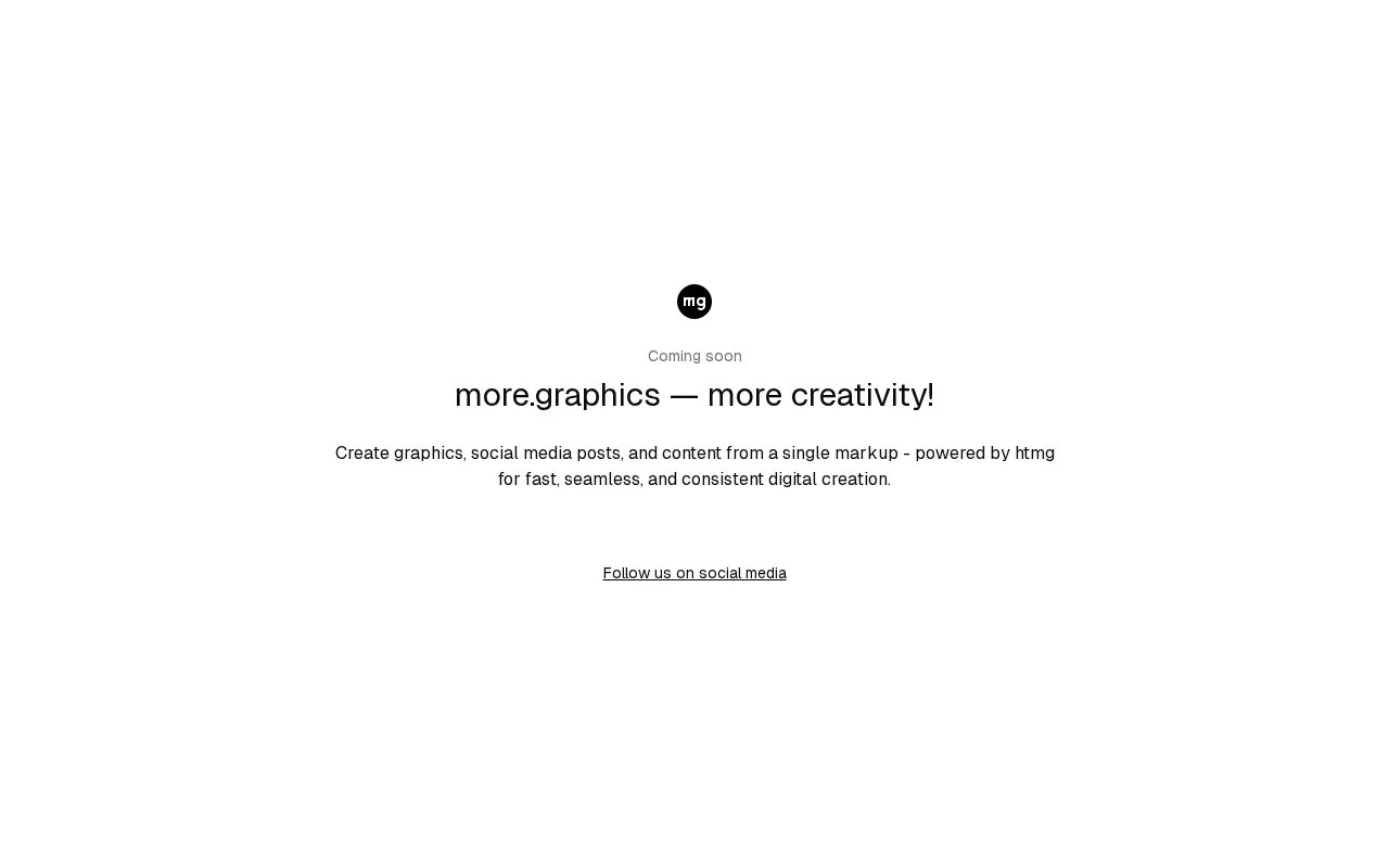 more.graphics homepage screenshot