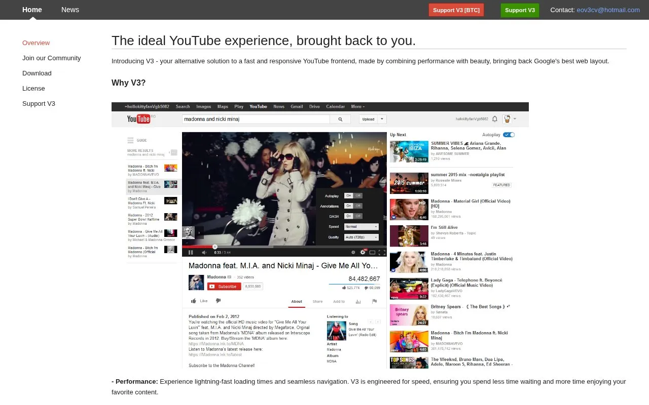 VORAPIS homepage screenshot