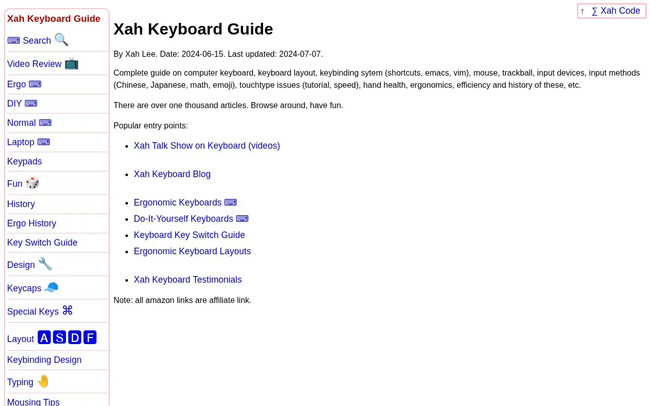 KDB homepage screenshot