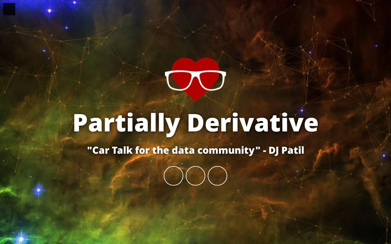 Partially Derivative homepage screenshot