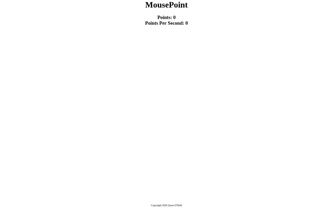 MousePoint homepage screenshot