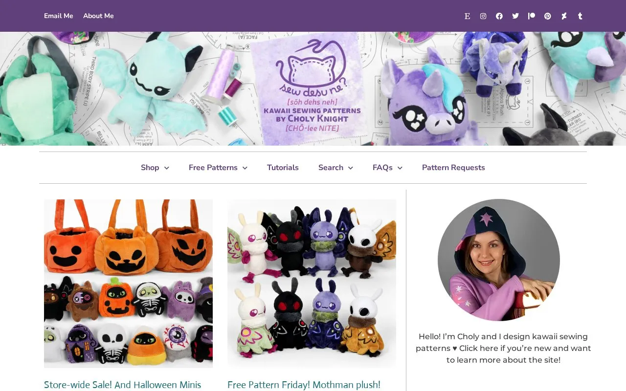 cholyknight homepage screenshot