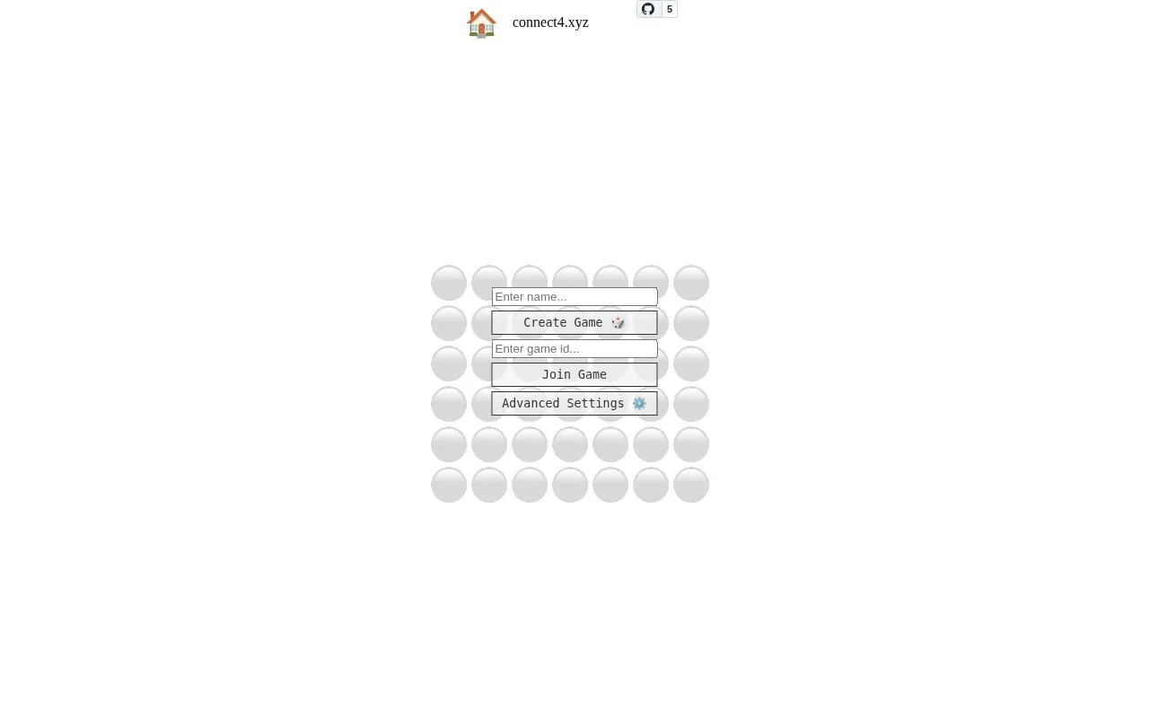 connect4.xyz homepage screenshot