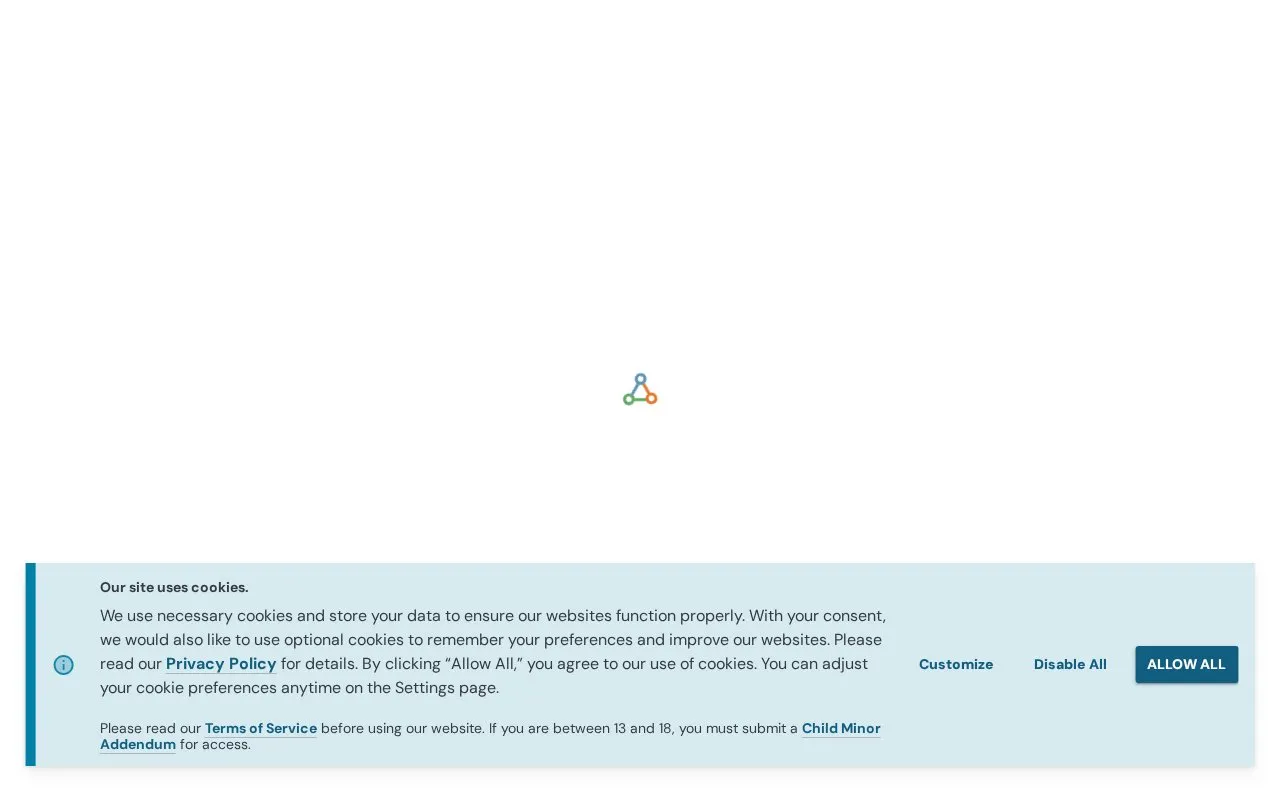 NF Data Portal homepage screenshot