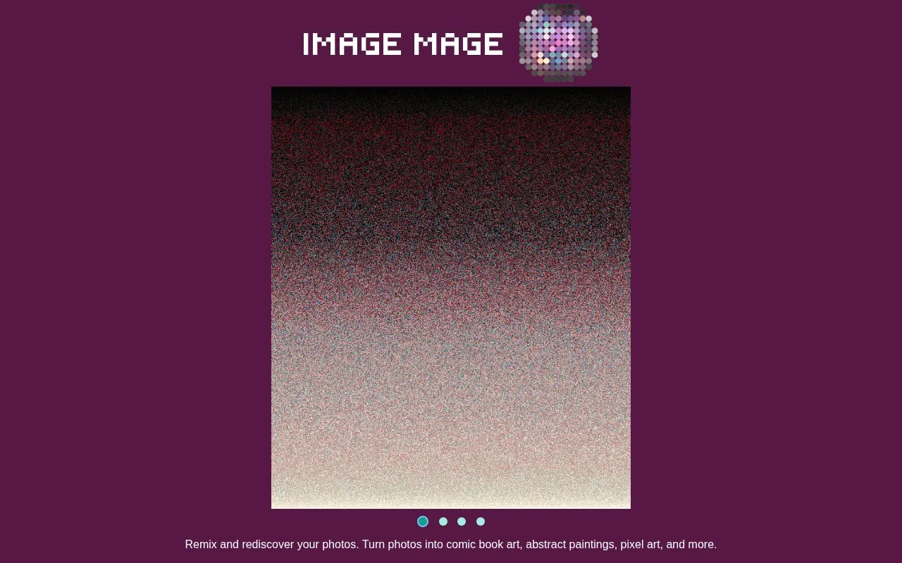 Image Mage homepage screenshot